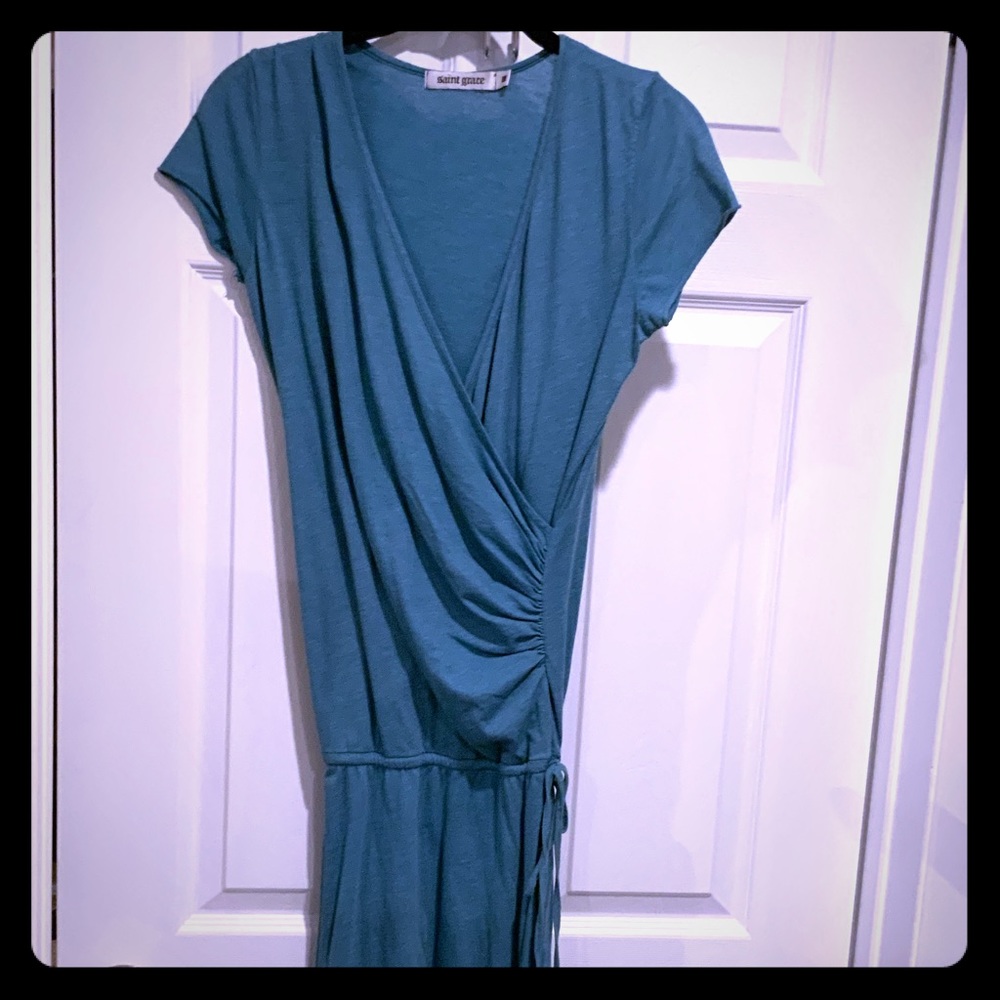 Saint Grace side tie dress